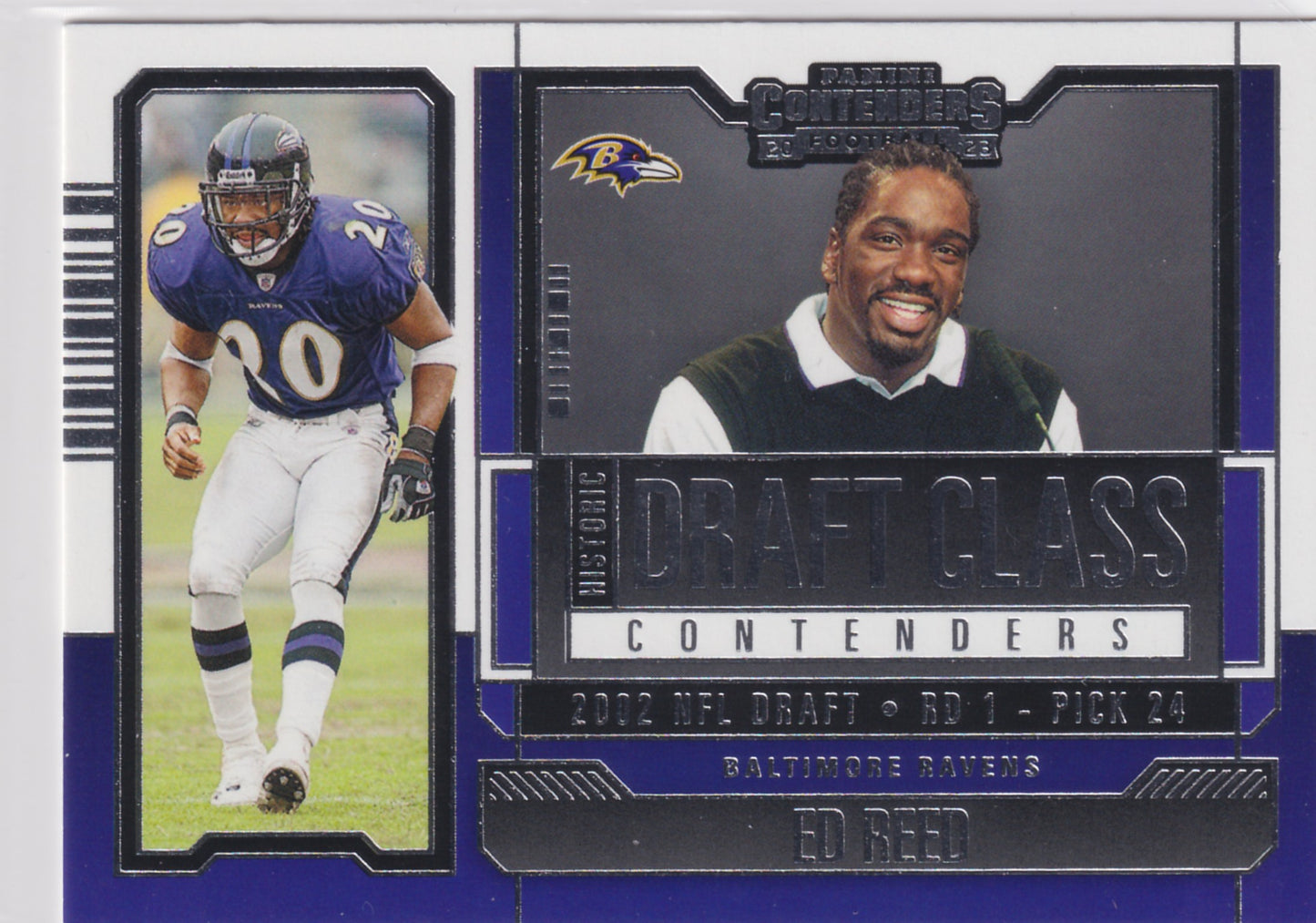 2023 Panini Contenders Ed Reed Historic Draft Class Contenders #HDC-ER