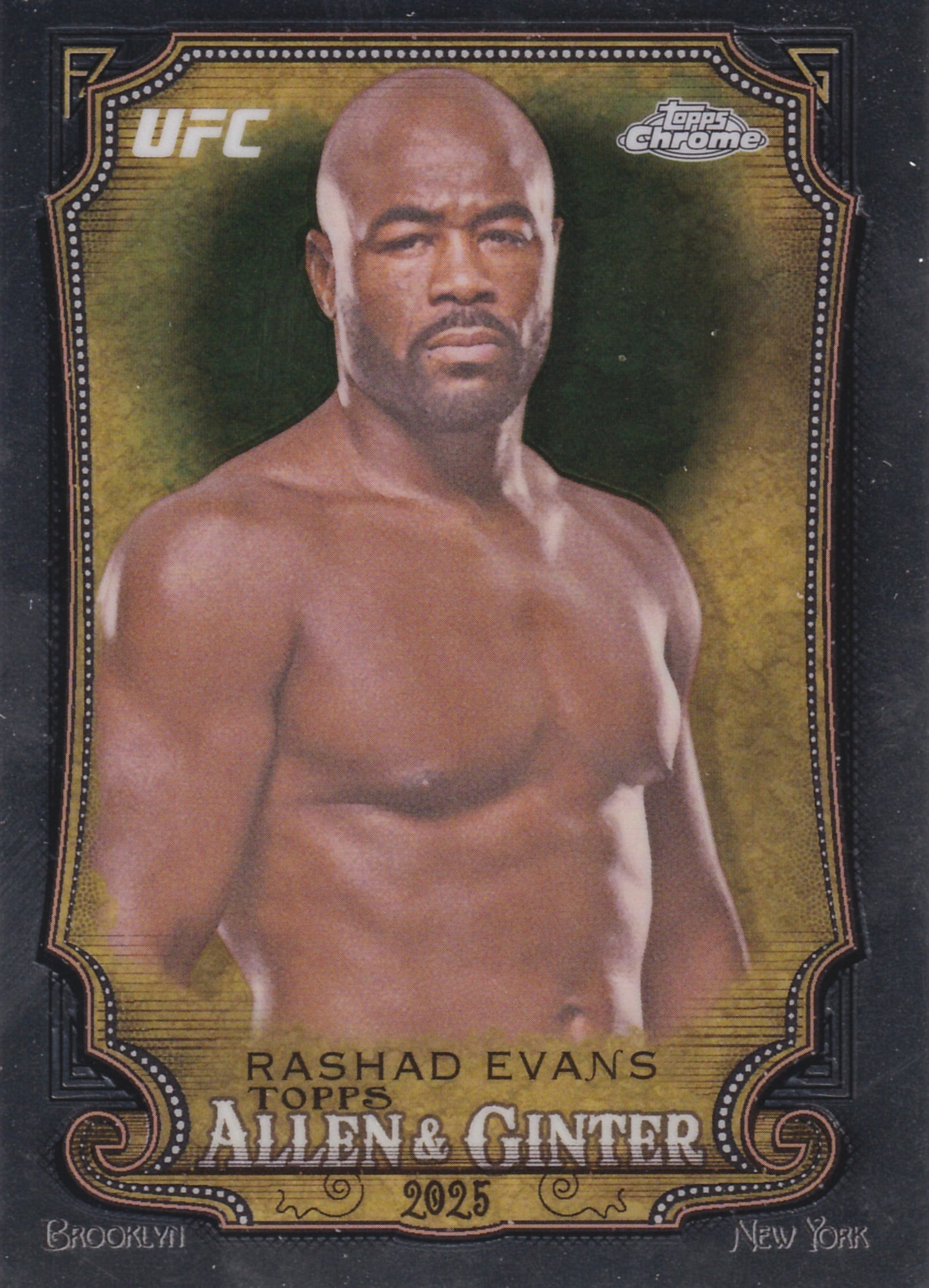 2025 Topps Chrome UFC Rashad Evans Allen & Ginter #AAG-2