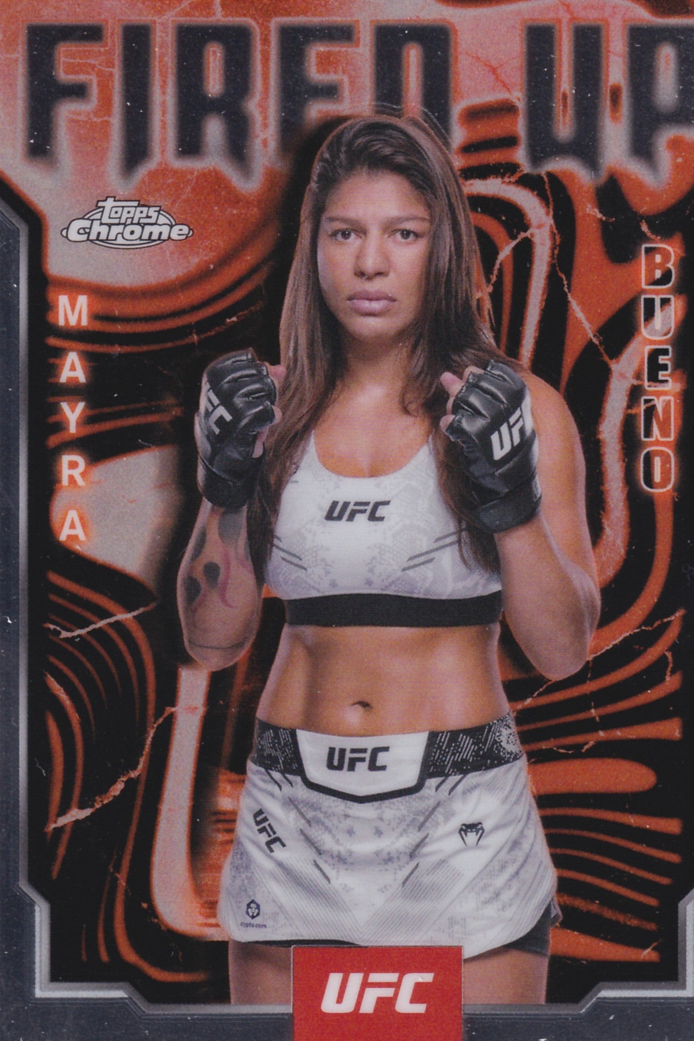 2025 Topps Chrome UFC Mayra Bueno #FUP-2