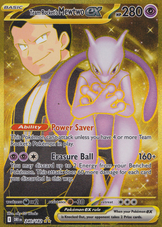 Team Rocket's Mewtwo ex - 240/182