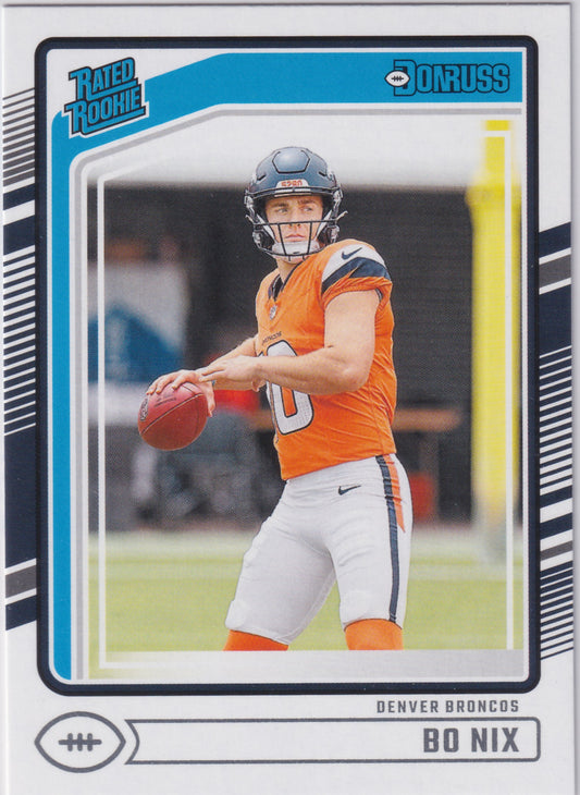 2024 Donruss Bo Nix Rated Rookie (RC) #369