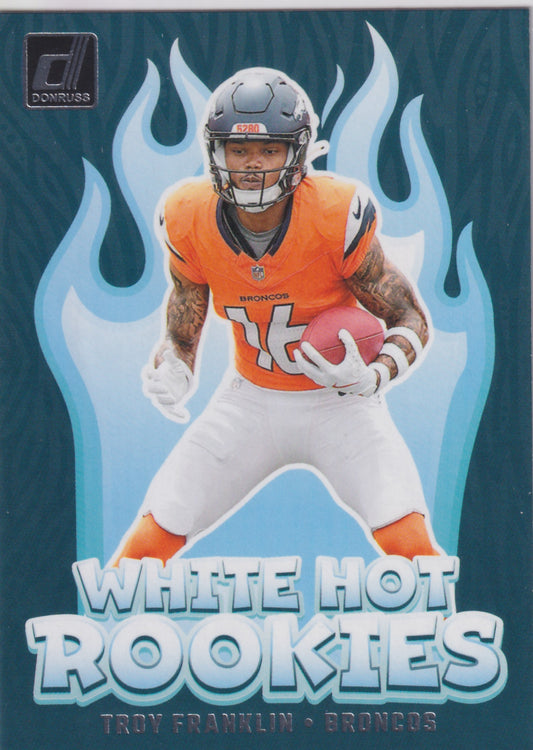 2024 Donruss Troy Franklin White Hot Rookies #7