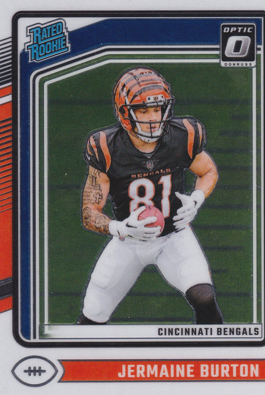 2024 Donruss Optic Jermaine Burton Rated Rookies #251