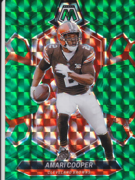 2024 Panini Mosaic Amari Cooper Green Mosaic Prizm #52