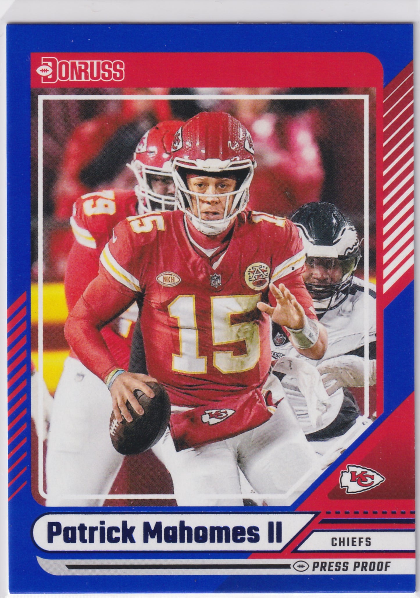 2024 Donruss Patrick Mahomes Blue Press Proof #100