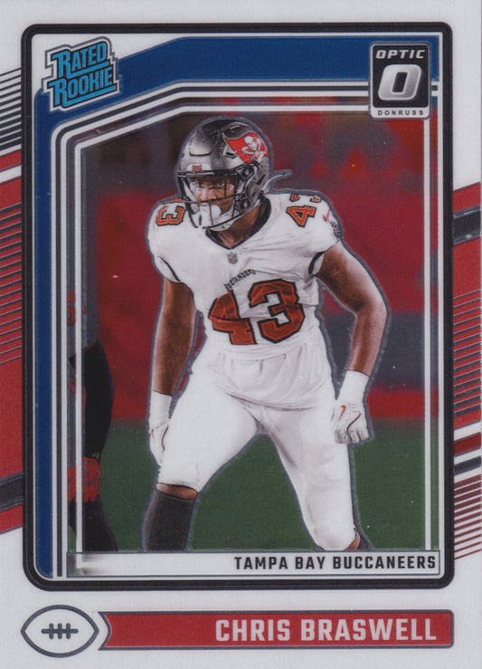 2024 Panini Donruss Chris Braswell Rated Rookie #220 (RC)
