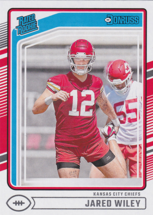 2024 Panini Donruss Jared Wiley Rated Rookie #387
