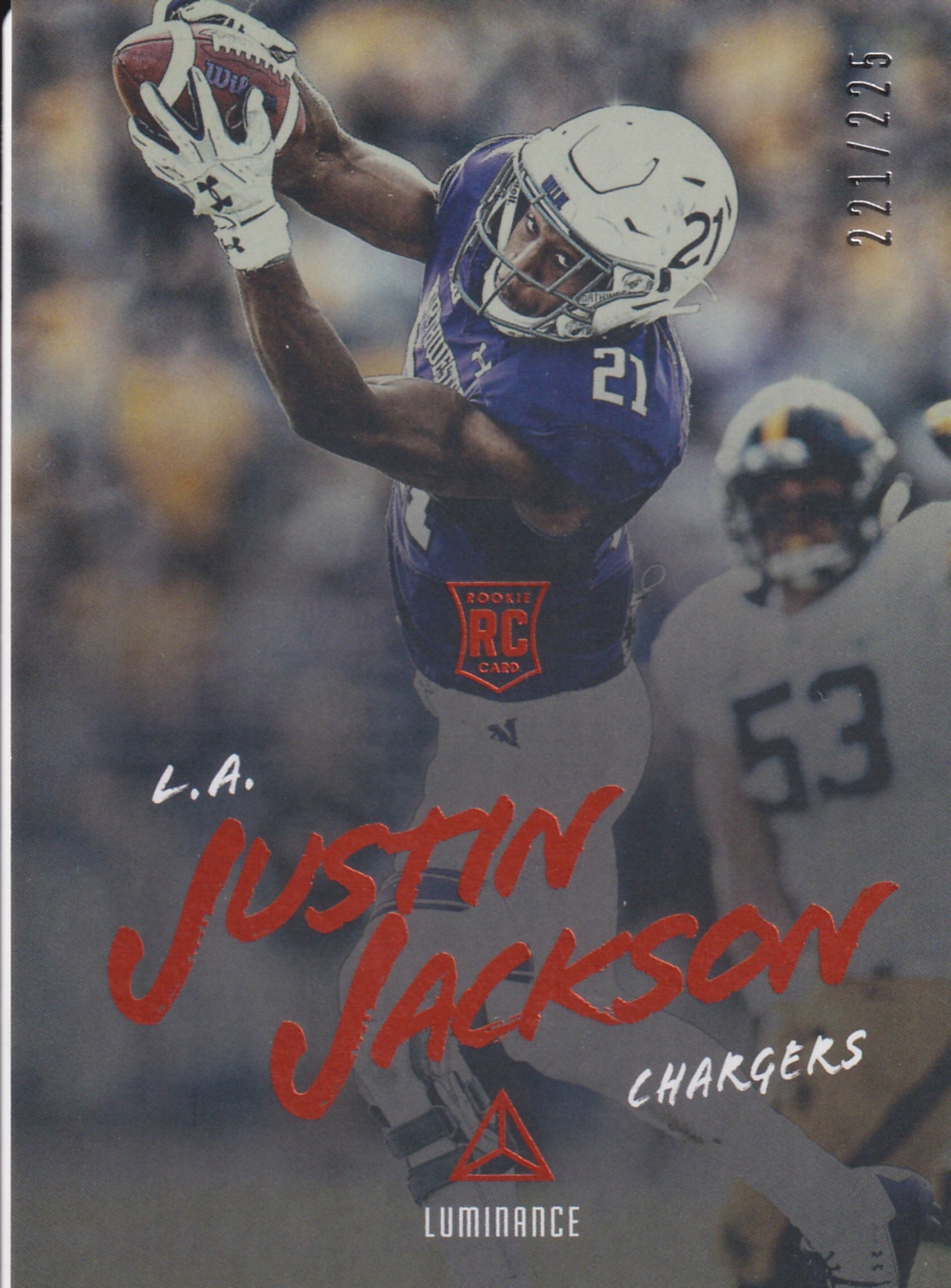 2018 Panini Luminance Justin Jackson /225  #152