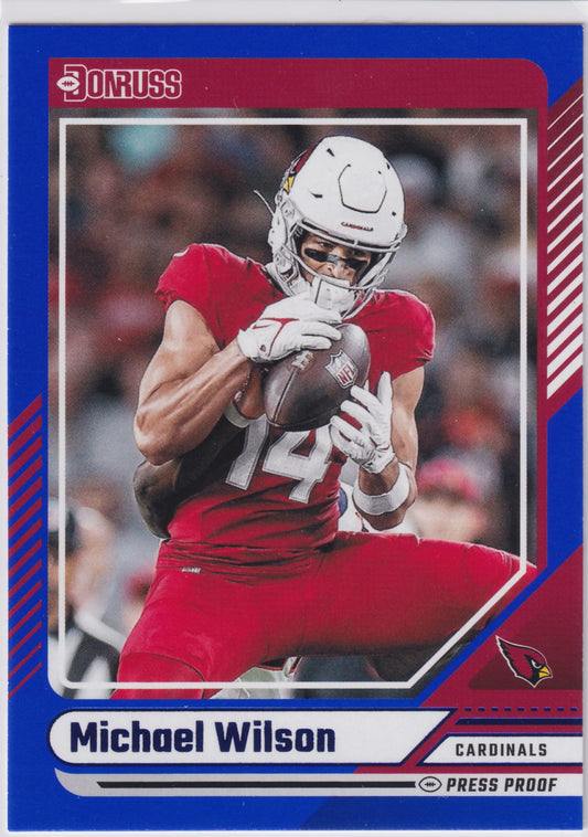 2024 Donruss Blue Press Proof Michael Wilson #261