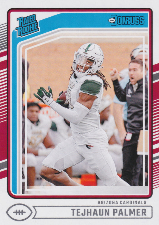 2024 Donruss Tejhaun Palmer Rated Rookie #384