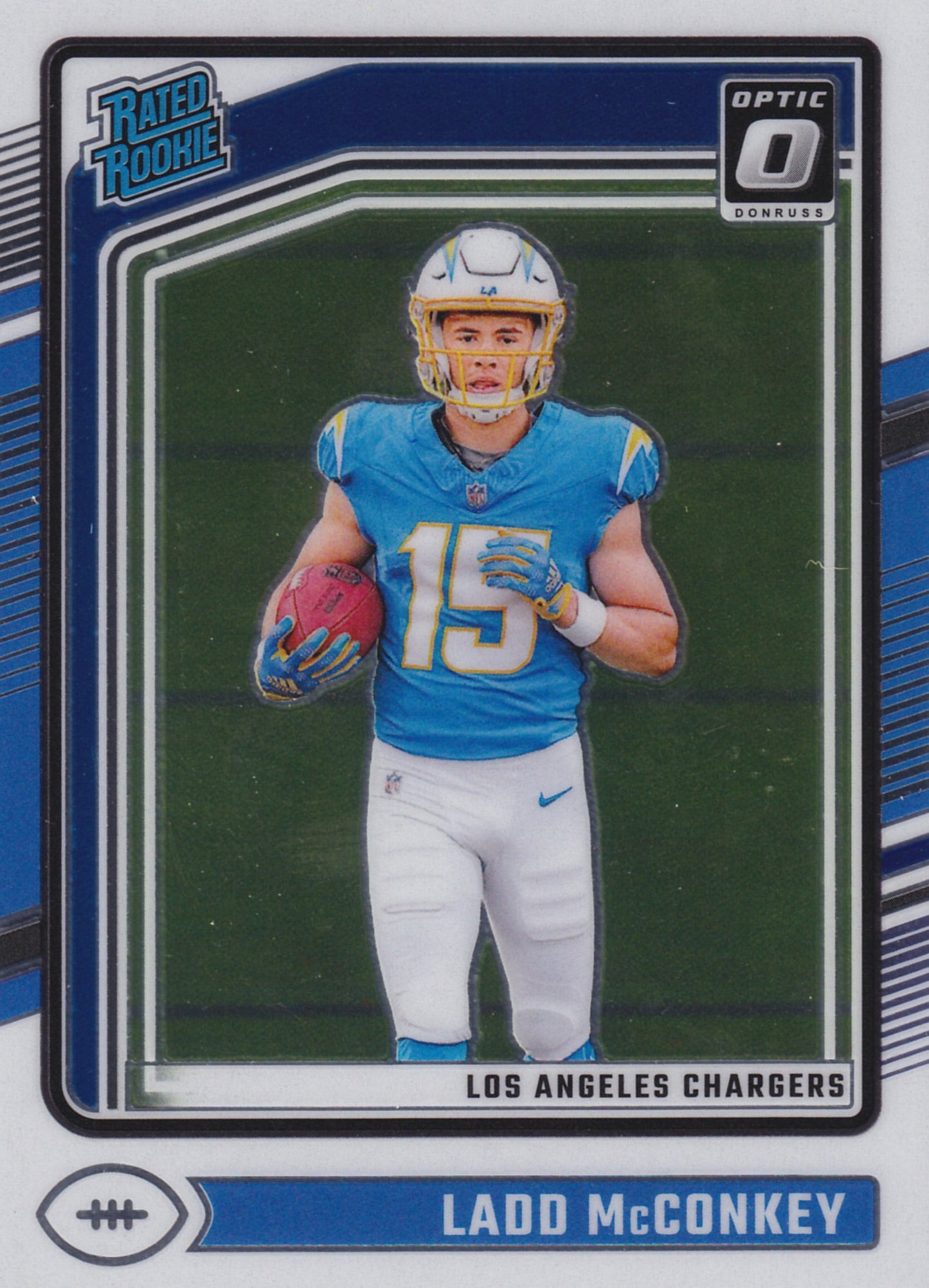 2024 Donruss Optic Ladd McConkey Rated Rookie Holo #266