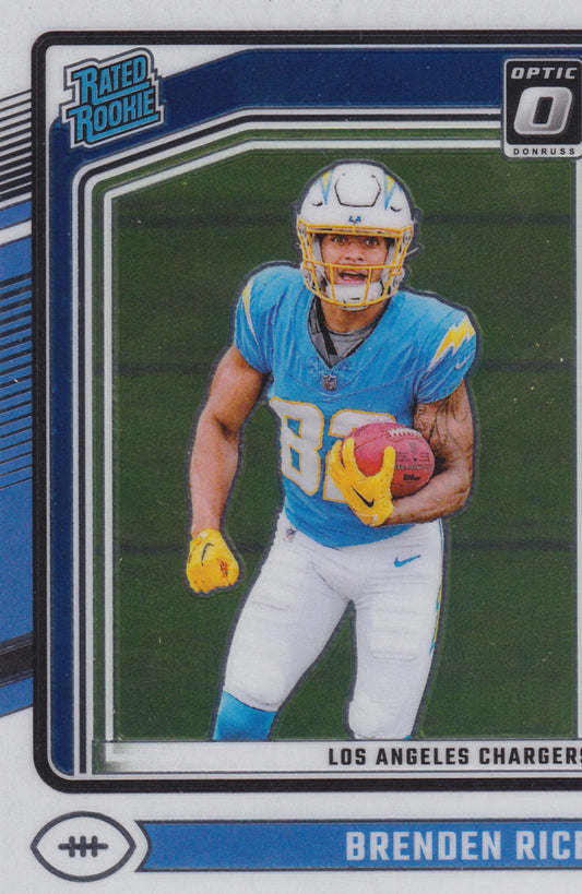 2024 Donruss Optic Brenden Rice Rated Rookie Holo #213