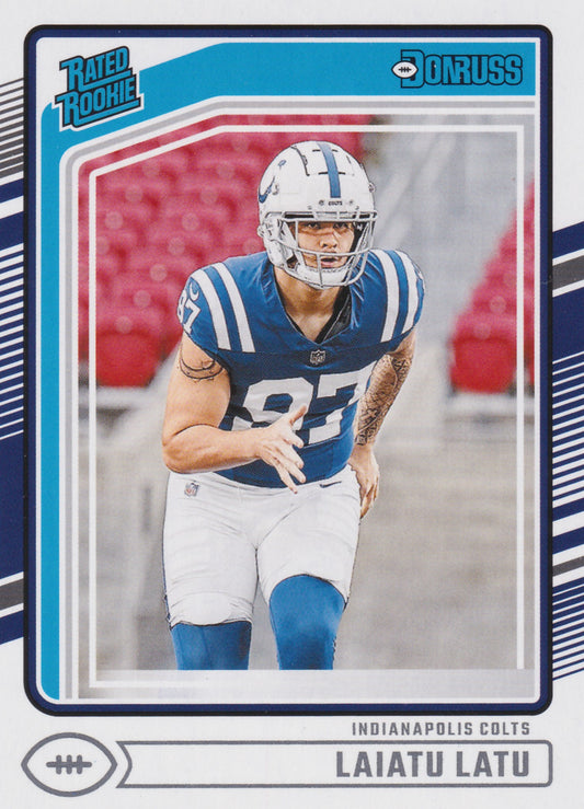 2024 Panini Donruss Laiatu Latu Rated Rookie #311