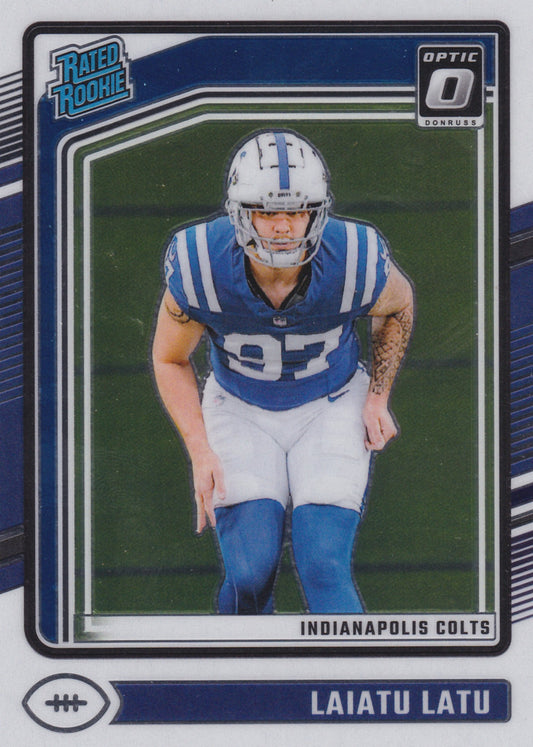 2024 Donruss Optic Laiatu Latu Rated Rookie Holo #267