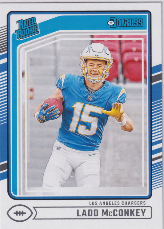2024 Panini Donruss Ladd McConkey Rated Rookie #328