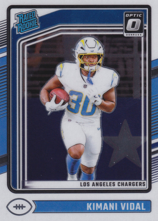 2024 Donruss Optic Kimani Vidal Rated Rookie Holo #262