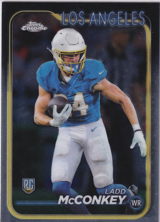 2024 Topps Chrome Ladd McConkey #212 (RC)