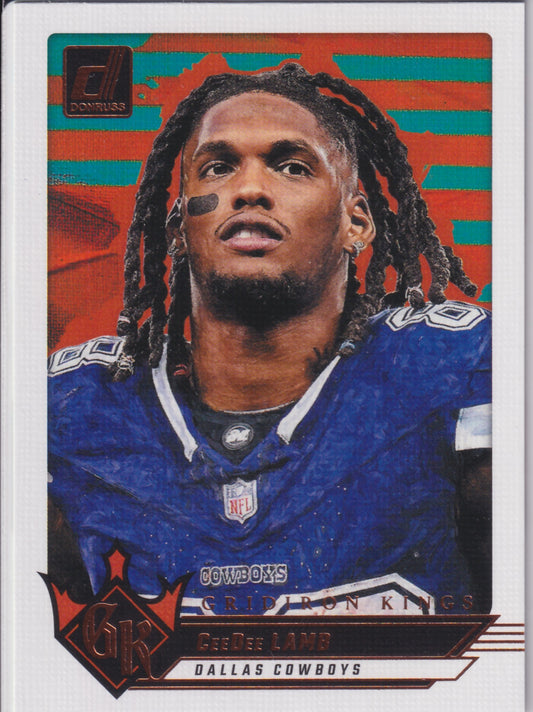2024 Donruss CeeDee Lamb Gridiron Kings Dallas Cowboys #6
