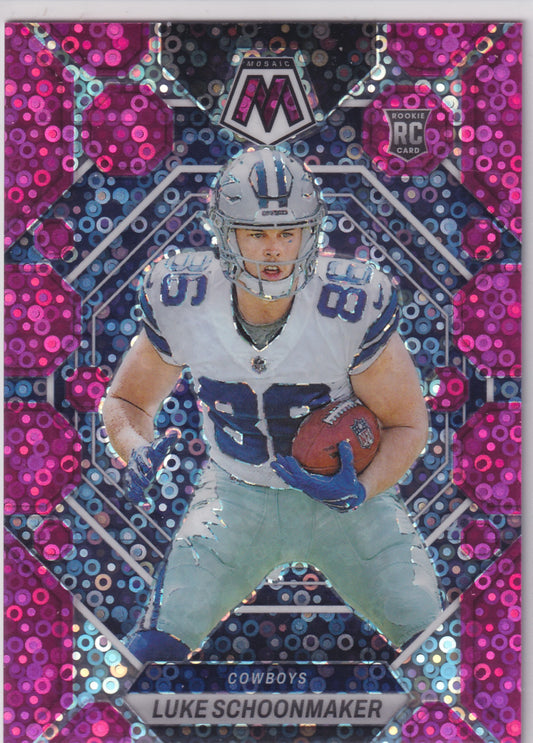 2023 Panini Mosaic Luke Schoonmaker Pink Fluorescent /20 (RC)