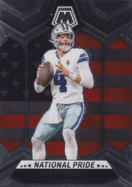 2024 Panini Mosaic Dak Prescott National Pride Silver Mosaic Prizm #253