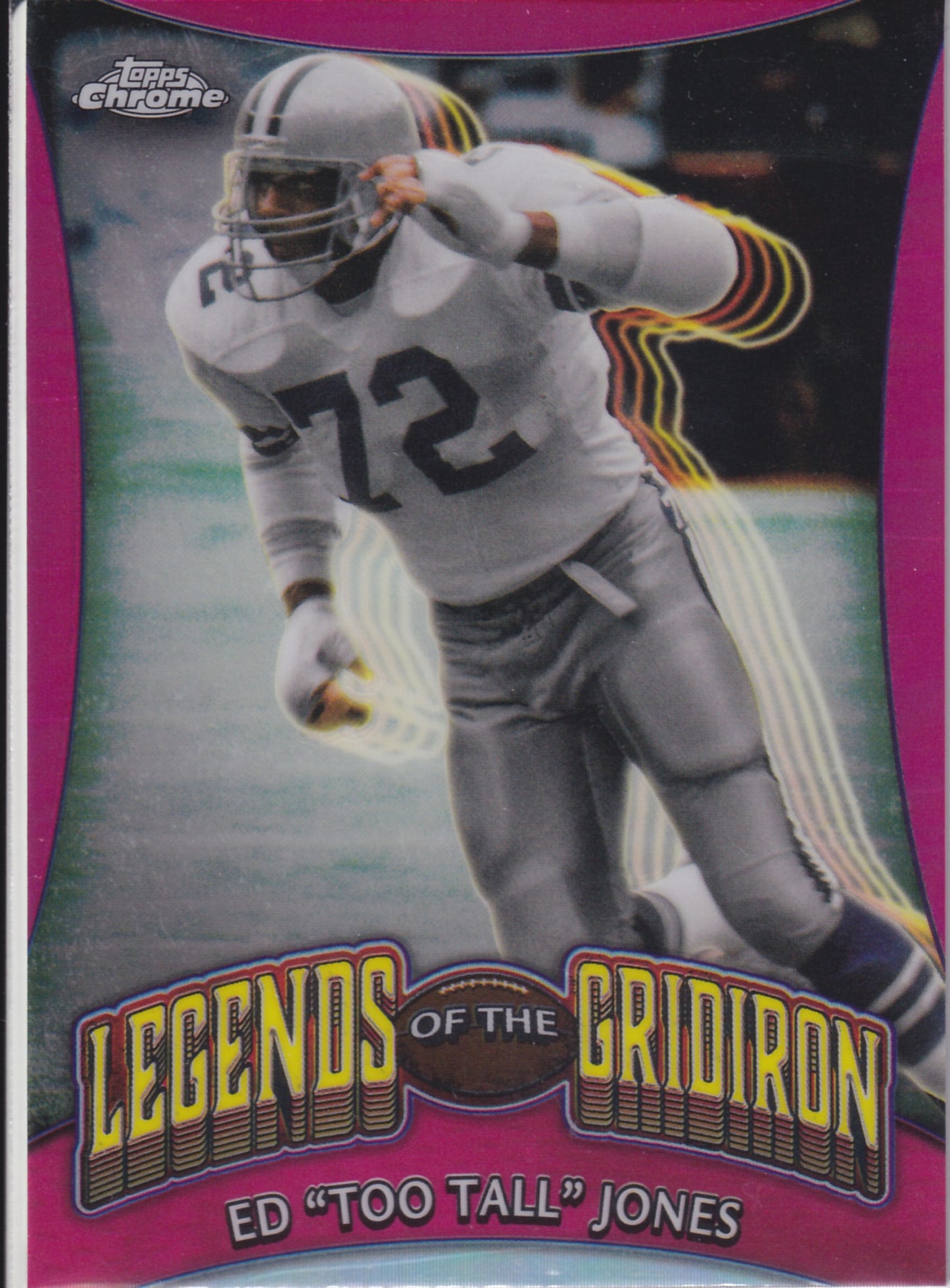 2024 Topps Chrome Ed "Too Tall" Jones Pink #LOG-20
