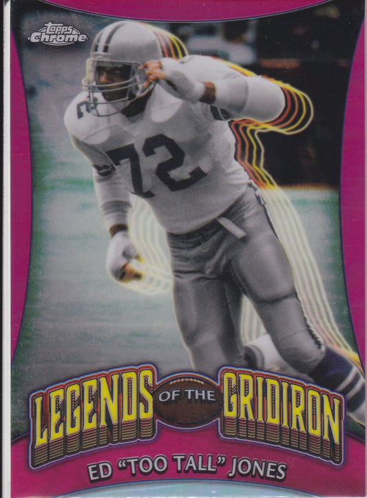 2024 Topps Chrome Ed "Too Tall" Jones Pink #LOG-20