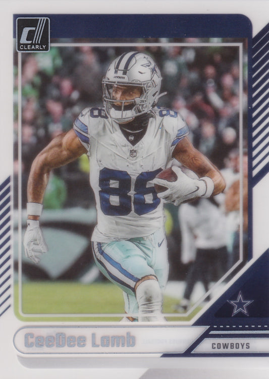 2024 Panini Donruss Clearly Ceedee Lamb #17