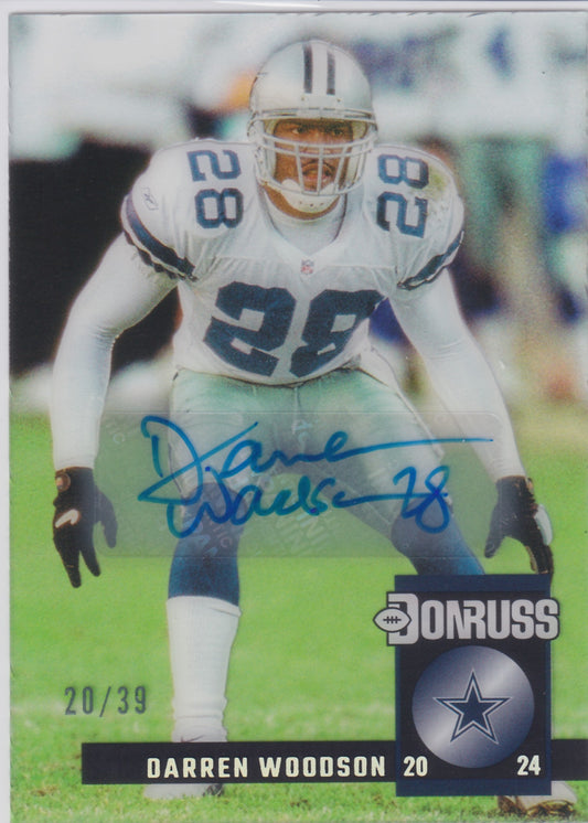 2024 Donruss Clearly Darren Woodson Retro 1994 Auto /39