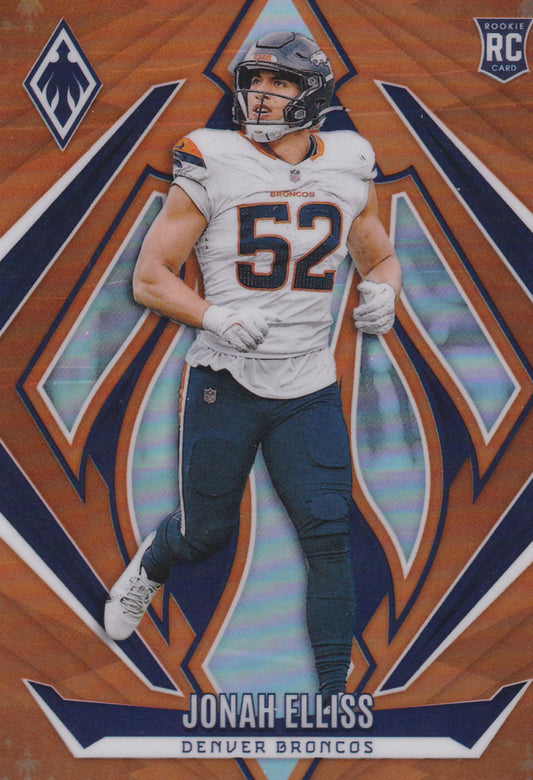 2024 Panini Phoenix Jonah Elliss Orange Parallel (RC)