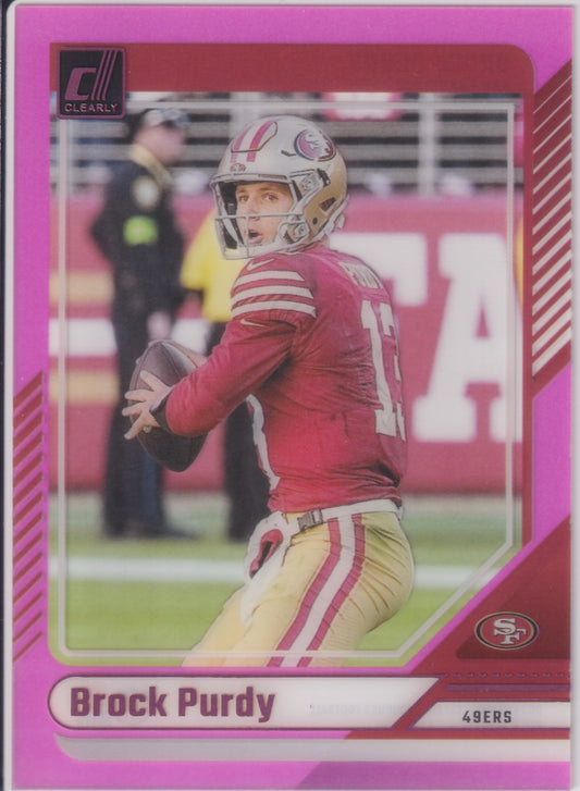 2024 Panini Clearly Donruss Brock Purdy #45