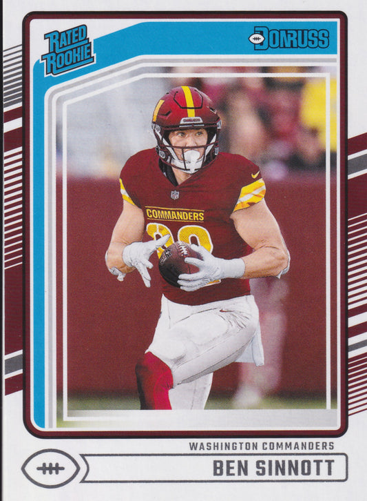 2024 Panini Donruss Ben Sinnott Rated Rookie #314