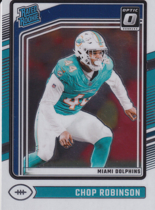 2024 Panini Donruss Optic Chop Robinson Rated Rookie #219