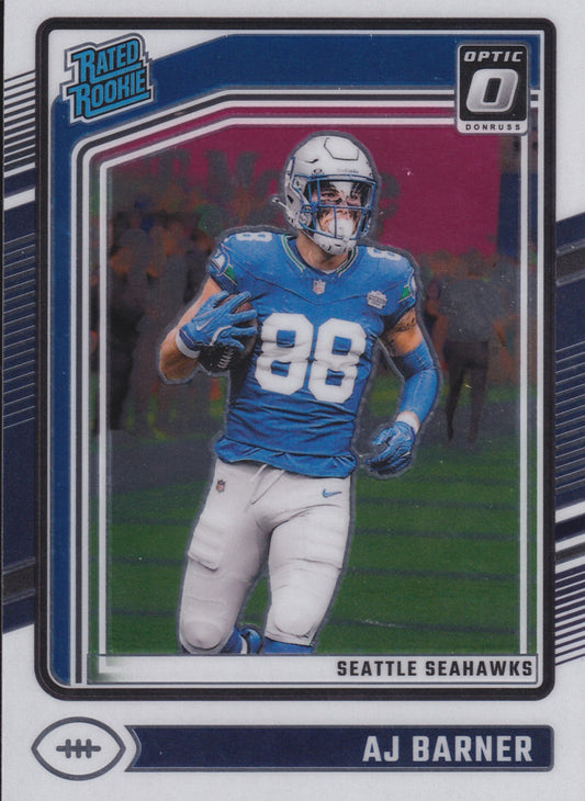 2024 Panini Donruss Optic AJ Barner Rated Rookie  #204