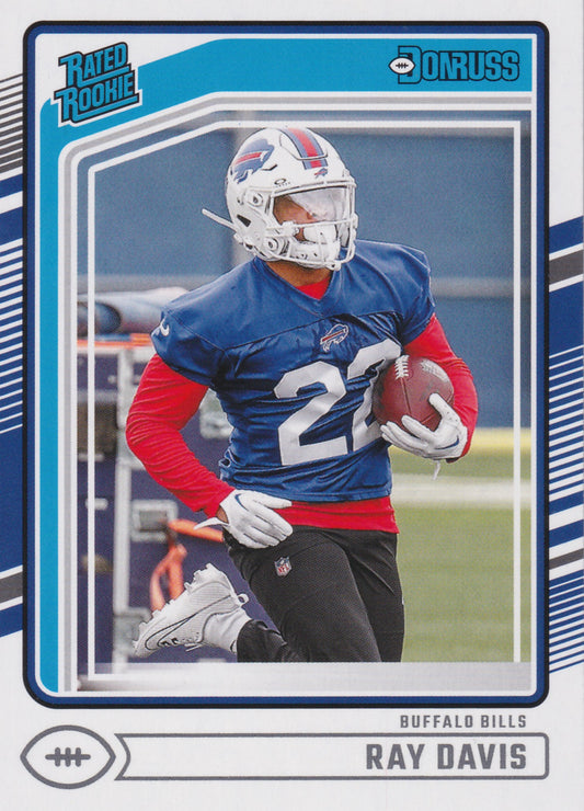 2024 Panini Donurss Ray Davis Rated Rookie #313