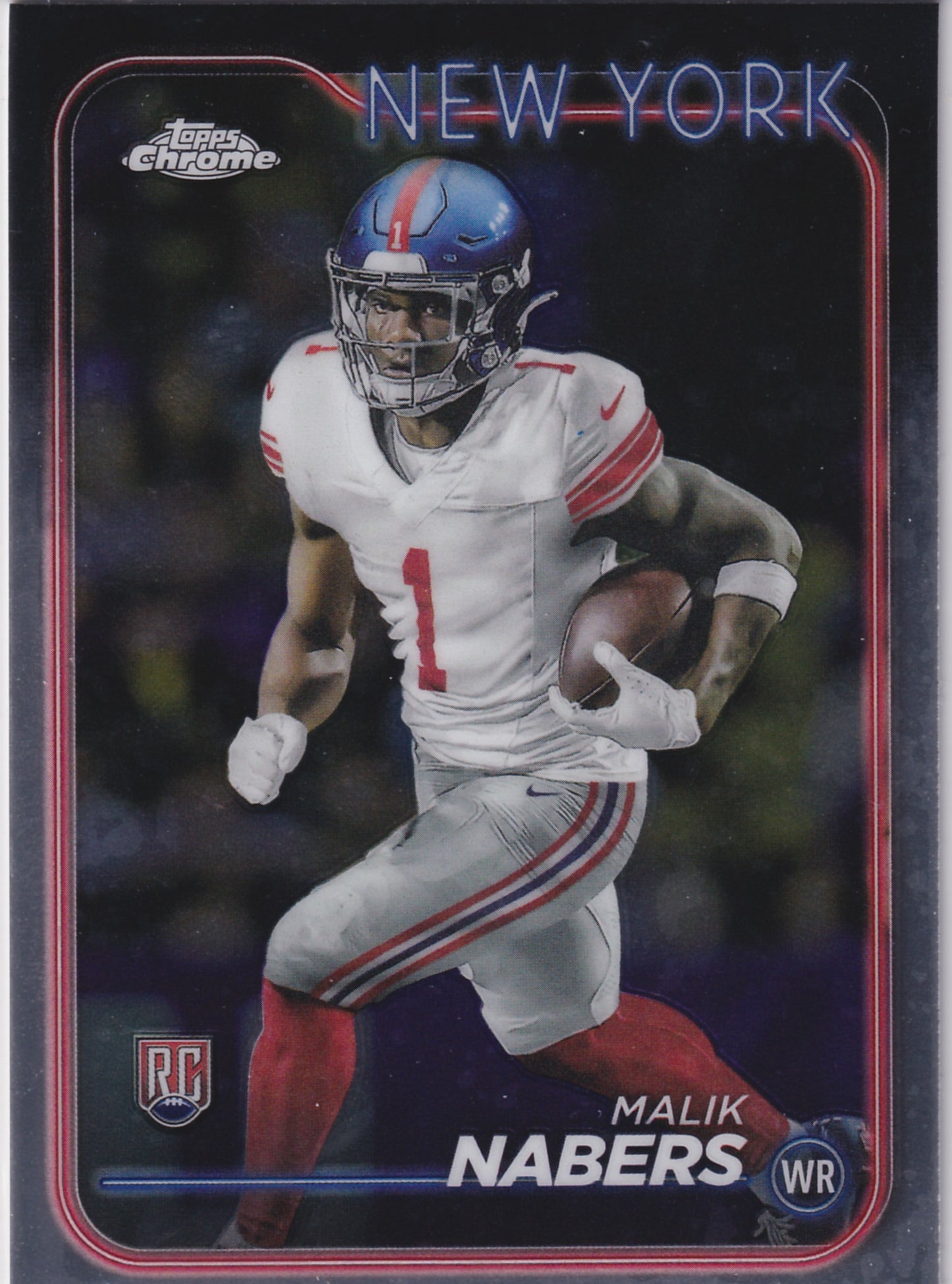 2024 Topps Chrome Malik Nabers #205 (RC)
