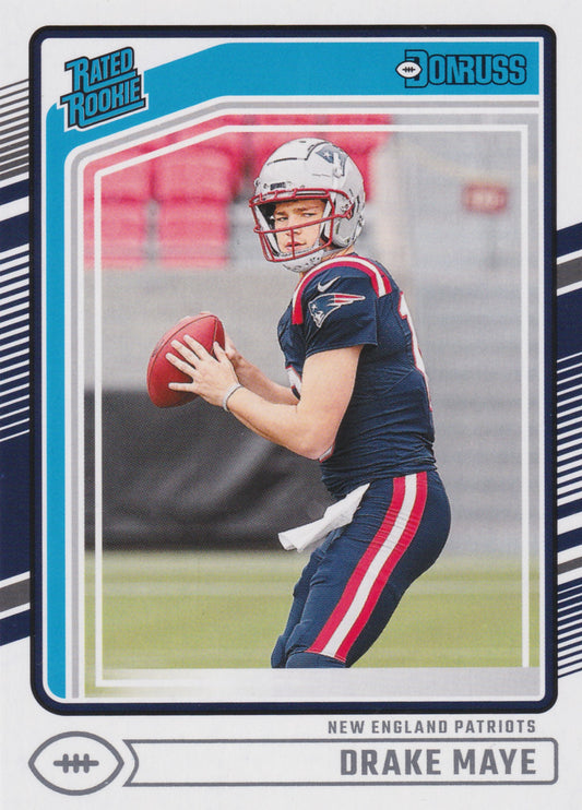2024 Panini Donruss Drake Maye Rated Rookie #379