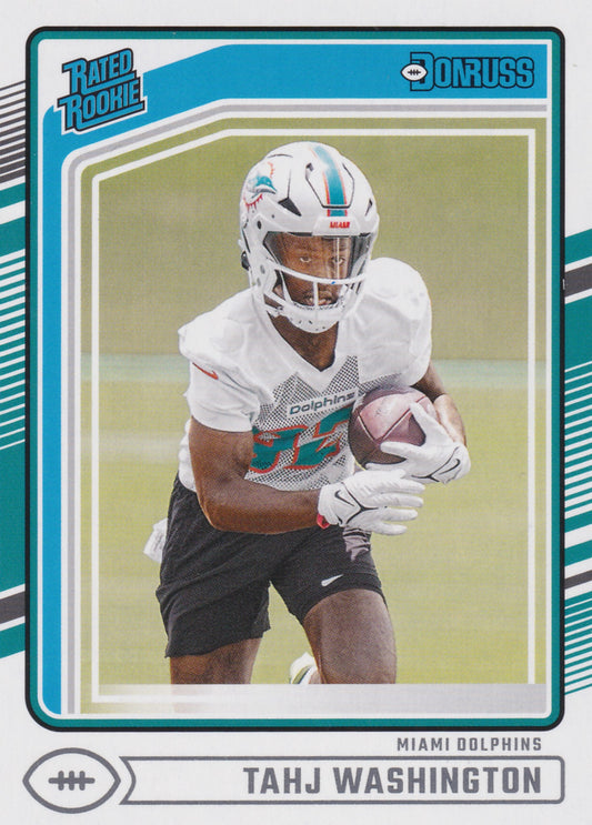 2024 Donruss Tahj Washington Rated Rookie #346