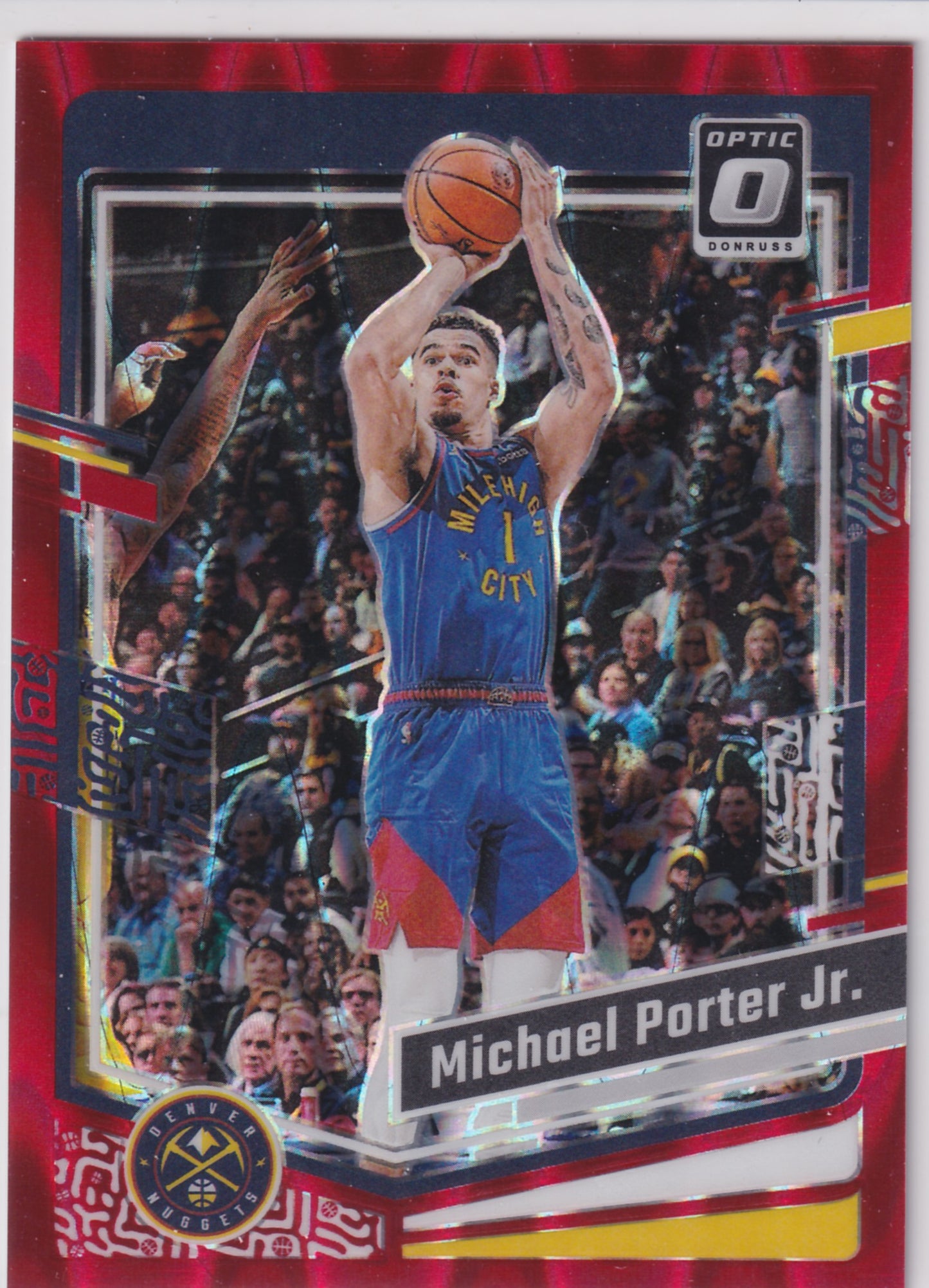2023-24 Panini Donruss Optic Michael Porter Jr Nuggets 1/130 #102