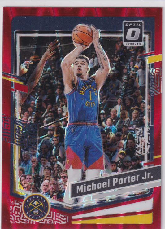 2023-24 Panini Donruss Optic Michael Porter Jr Nuggets 1/130 #102