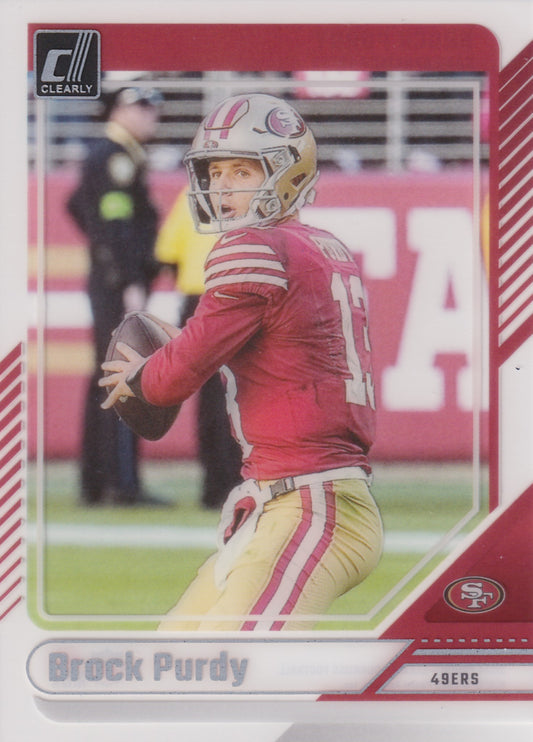 2024 Panini Clearly Donruss Brock Purdy #45