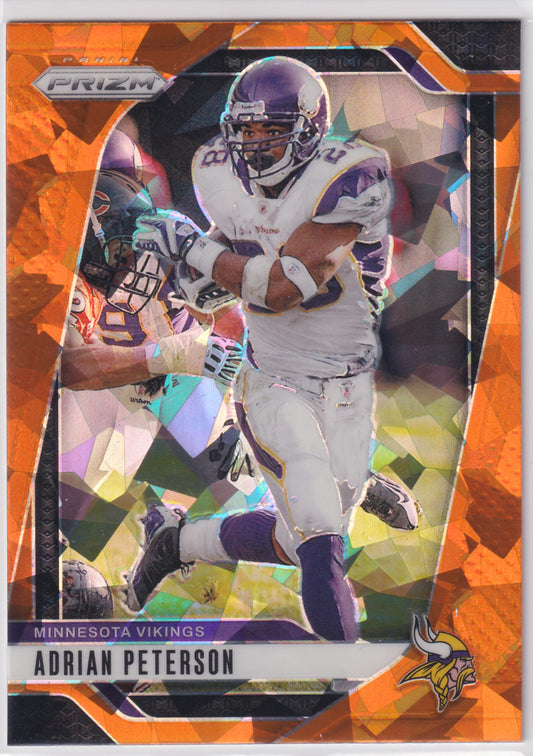 2024 Panini Prizm Adrian Peterson Orange Prizm #191