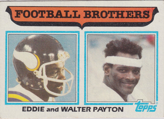 1982 Topps Football Brothers Eddie Payton Eddie and Walter Payton #269