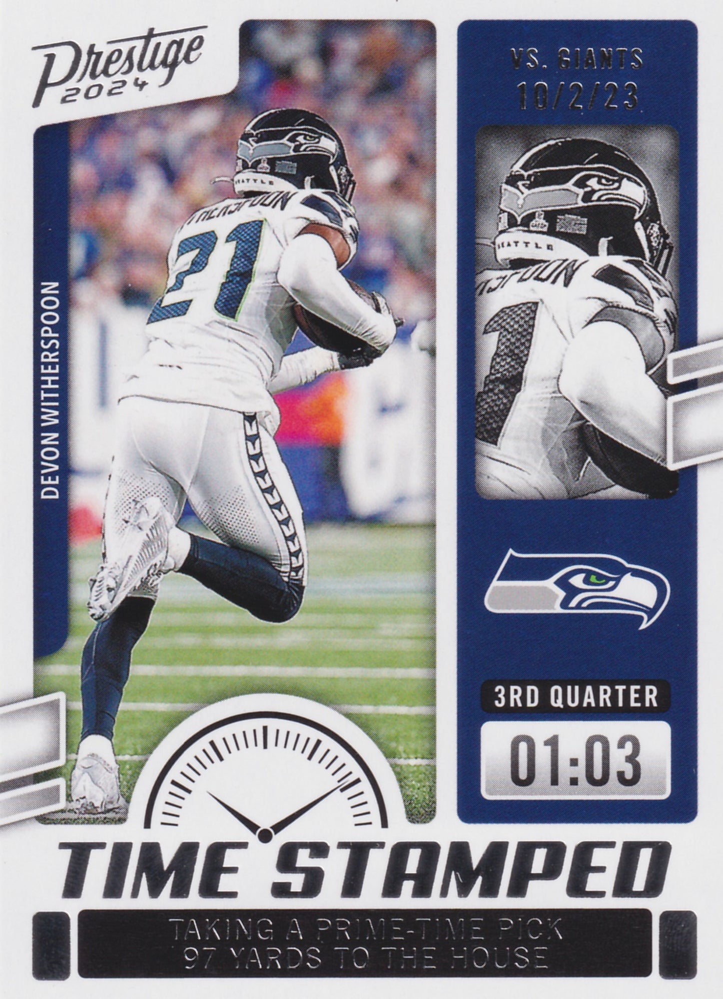 2024 Panini Prestige Devon Witherspoon Time Stamped #TS-DWS