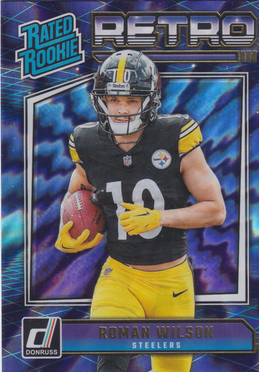 2024 Panini Donruss Roman Wilson Retro Rated Rookie #18