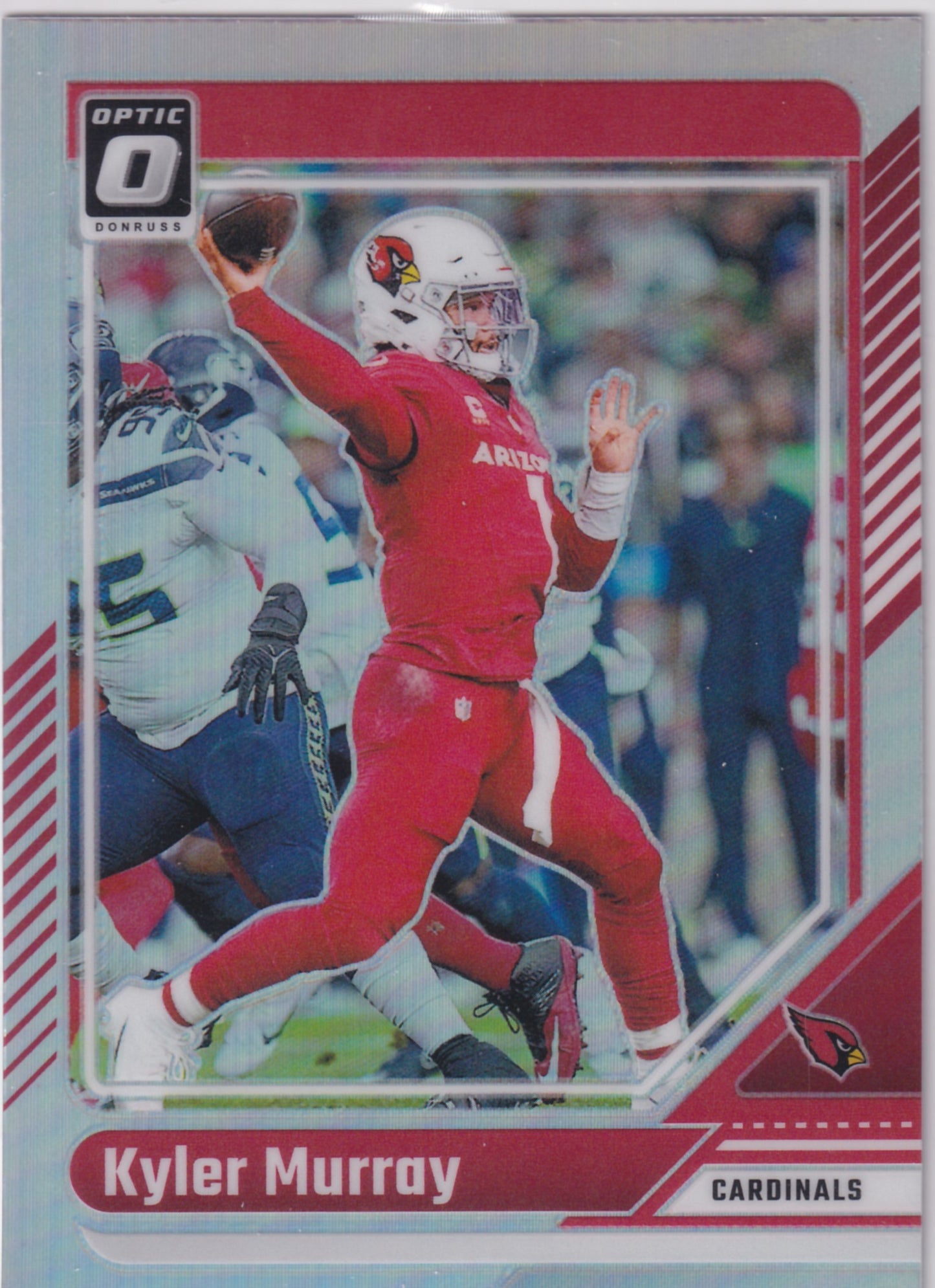 2024 Panini Donruss Optic Kyler Murray Holo Prizm Card #1