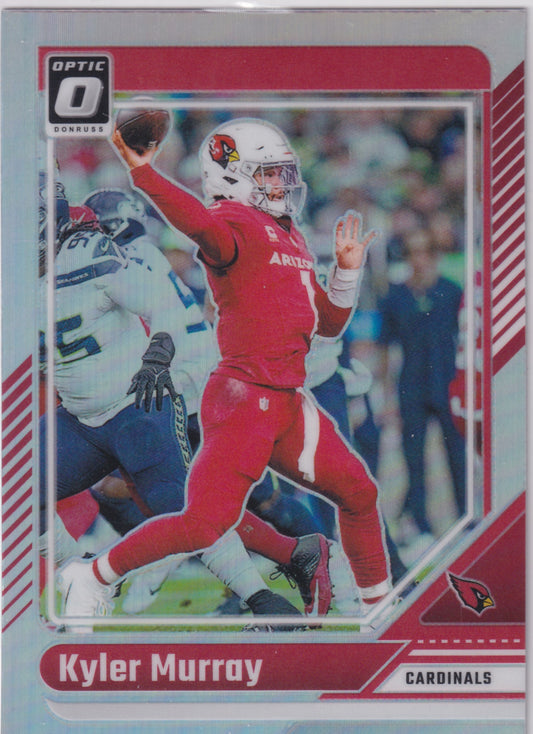 2024 Panini Donruss Optic Kyler Murray Holo Prizm Card #1