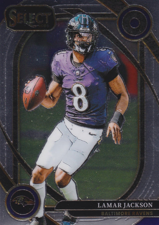 2024 Panini Select Lamar Jackson #121