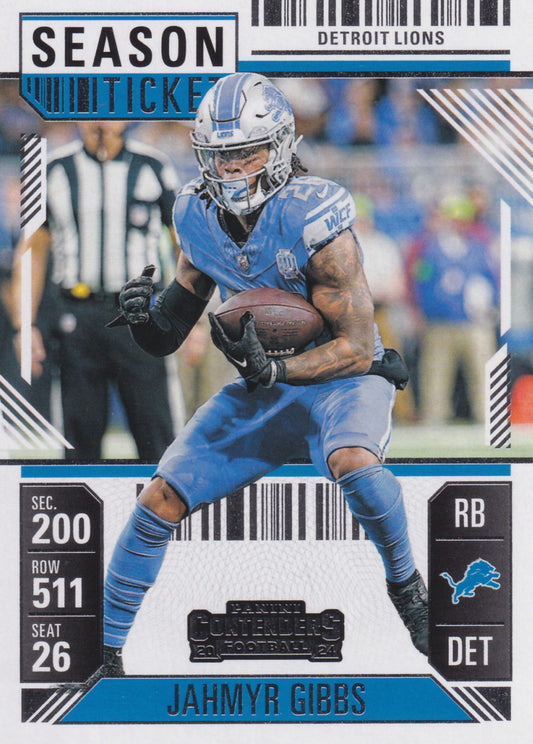 2024 Contenders Jahmyr Gibbs Season Ticket #32