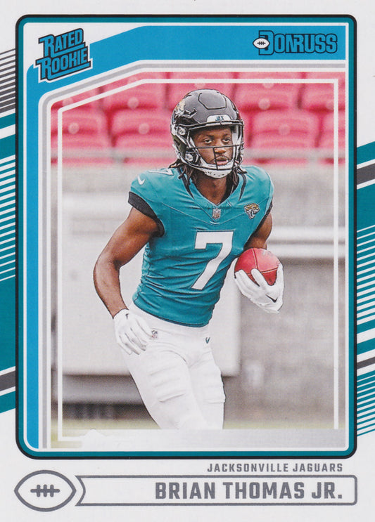 2024 Panini Donruss Brian Thomas Jr Rated Rookie #313