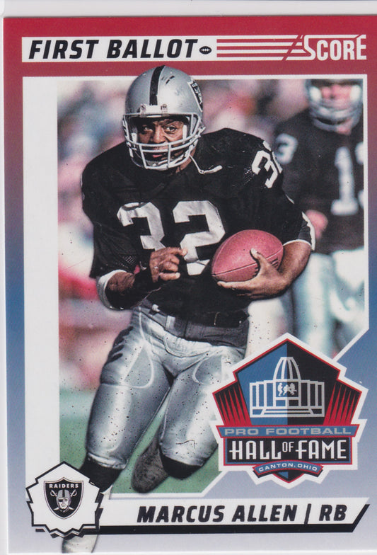 2024 Panini Score Marcus Allen First Ballot Hall of Fame #5